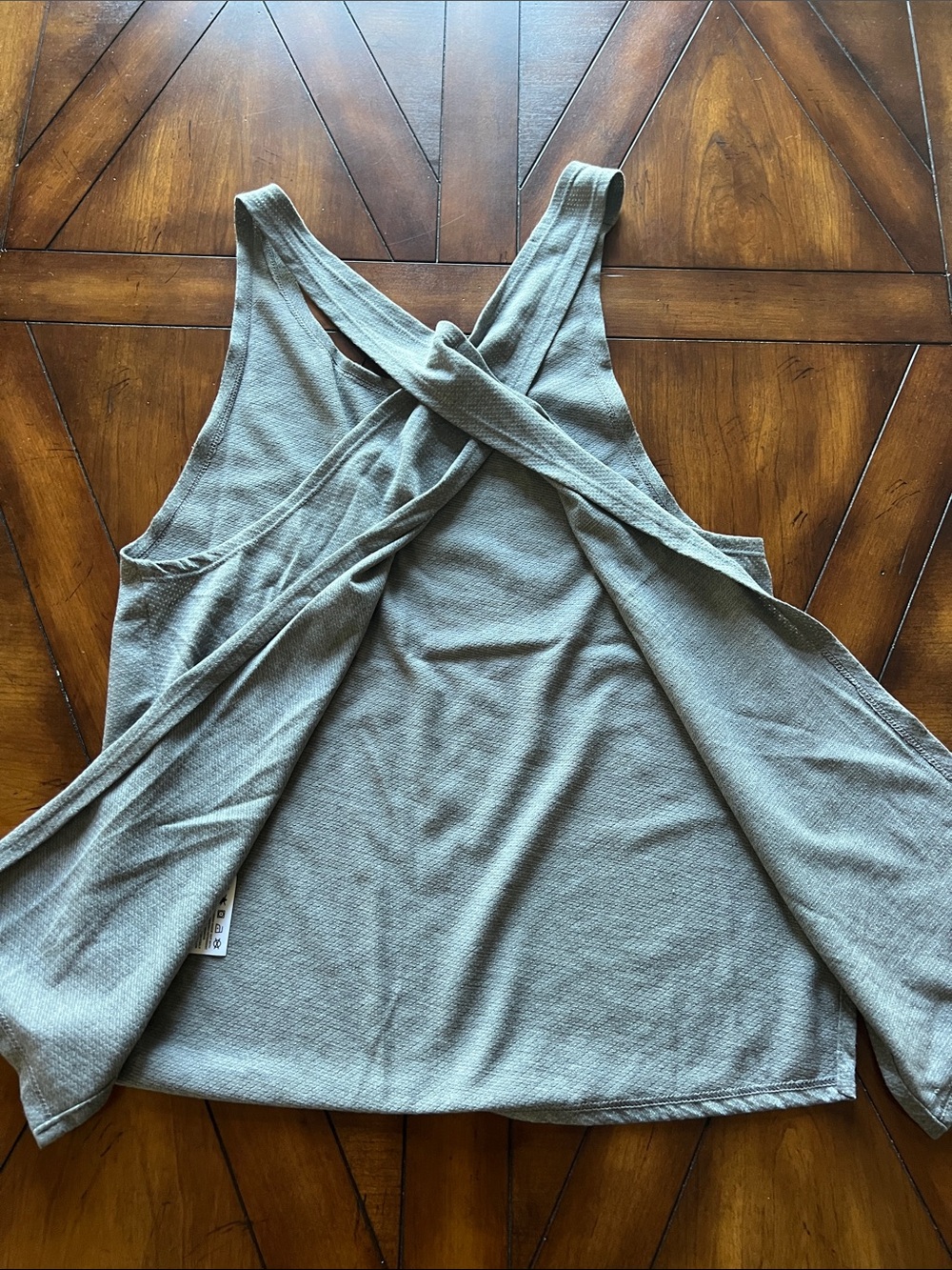 Nike Gray Scoop open Back Tank Top - Picture 7 of 8